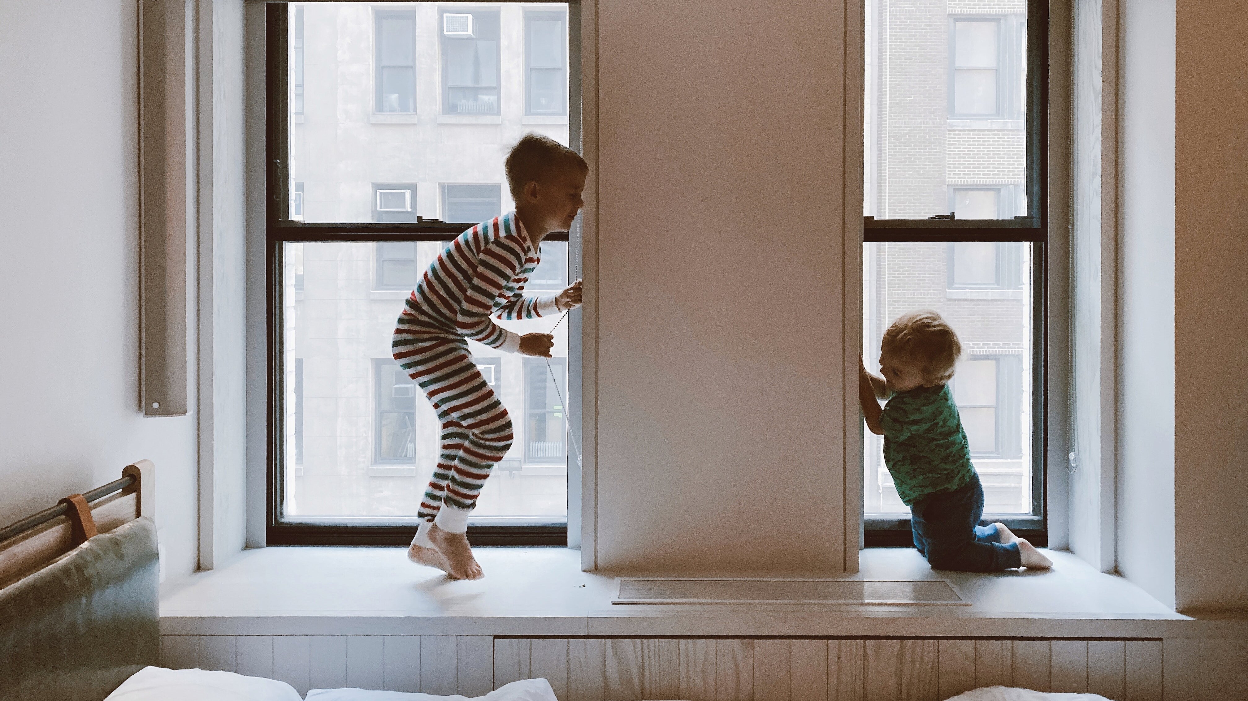 Two Kids Zwei spielende Kinder